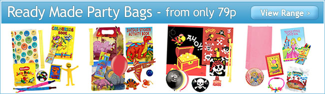 Ready Made Party Bags from only 79p